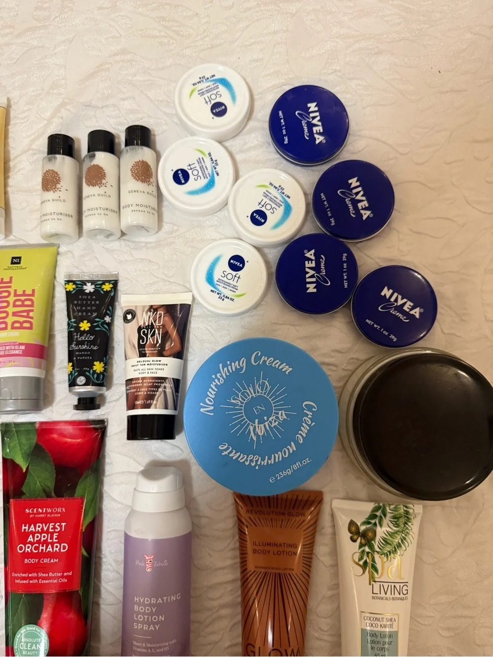 Huge lot of Brand New Body lotions & hand creams